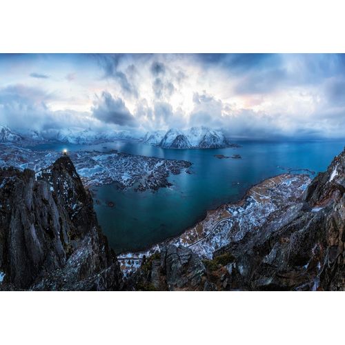 Fototapete PAPERMOON "Photo-Art DR NICHOLAS ROEMMELT, IM HIMMEL AUF HAZVEN", bunt, B:3,5m L:2,6m, Vlies, Tapeten