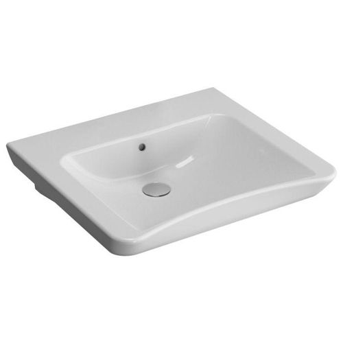VitrA Conforma Waschtisch 5289B003-0012 60x54,5/51cm, weiß, Überlauf/ohne Hahnloch