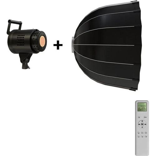 Fotografie COB Video Licht, Bi-Color Fähigkeit, Einstellbare Helligkeit, Mit 90 Softbox