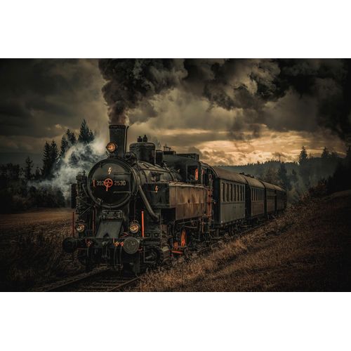 Fototapete PAPERMOON "Photo-Art HUBERT BICHLER, GOLDGRASER-ZUG", bunt, B:4m L:2,6m, Vlies, Tapeten