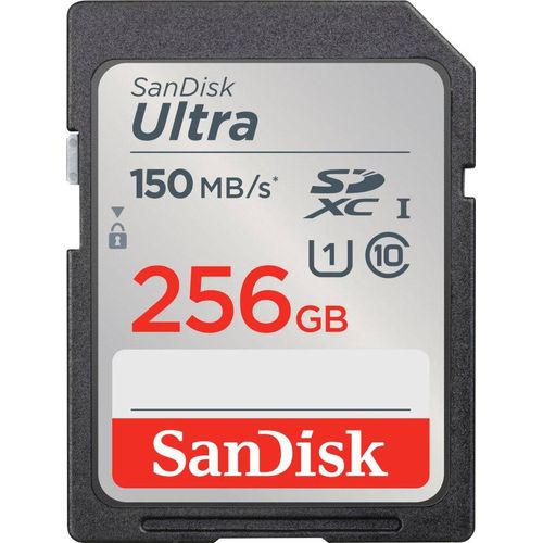 SANDISK Speicherkarte "Ultra SDXC", schwarz, 256 GB, Speicherkarten