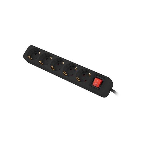 Lanberg PS1-05F-0300-BK - power strip - 2500 Watt