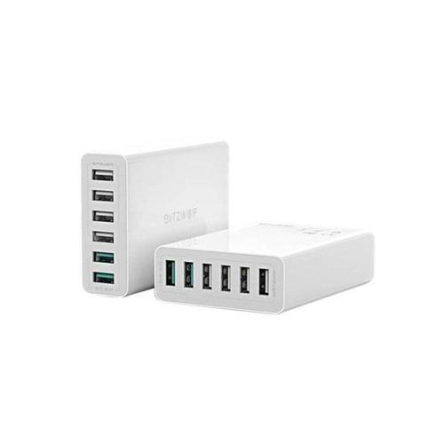 BlitzWolf Charger 6x USB Blitzwolf BW-S15 QC 3.0 60 W (white)
