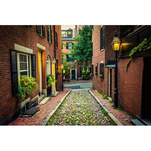 Fototapete PAPERMOON "Altstadt", bunt, B:4,5m L:2,8m, Vlies, Tapeten