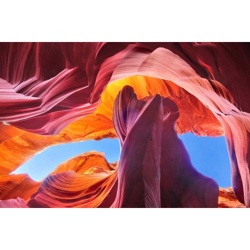 Fototapete PAPERMOON "Antilopenschlucht", bunt, B:4m L:2,6m, Vlies, Tapeten