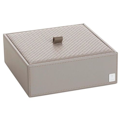 Joop! Box, Beige, Kunststoff, 20.5x7.5x20.5 cm, Ordnen & Aufbewahren, Aufbewahrungsboxen, Aufbewahrungsboxen mit Deckel