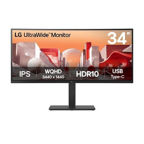 34″ ″ curved UltraWide QHD IPSMonitor mit USB TypeC™ 34BA75QEB
