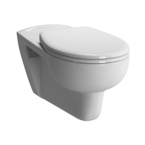 VitrA Conforma Wand-Flachspül-WC 5811B003-0075 weiß, 35,5x70cm, Rollstuhlgerecht, Sitzhöhe 48cm