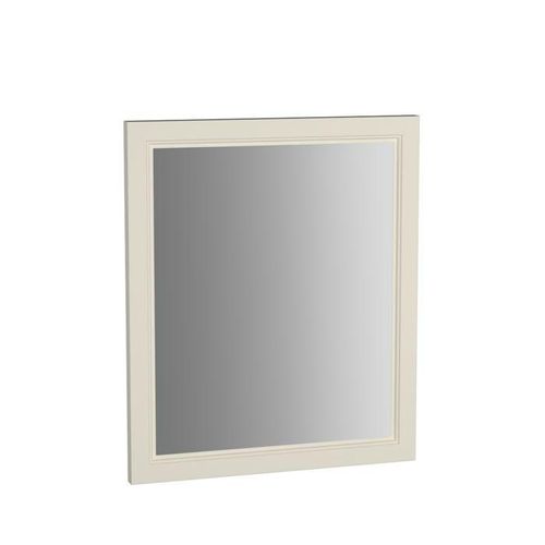 VitrA Valarte Flachspiegel 62215 595x30x700mm, Wandmontage, Korpus elefenbein matt, Dekor