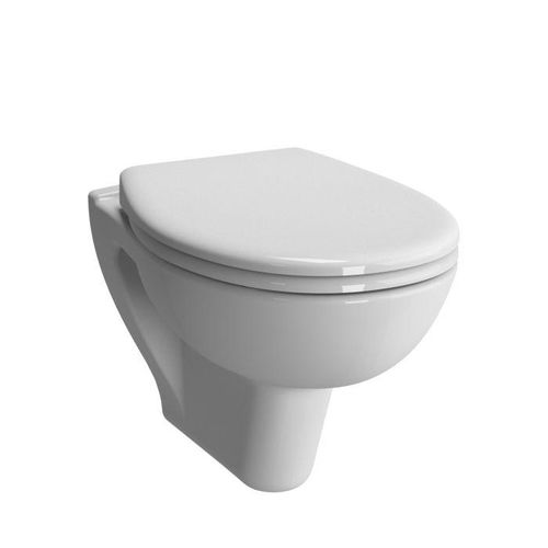 VitrA VitrAflush 2.0 Wand-Tiefspül-WC 7741B403-0075 35,5x52cm, 3/6 I, ohne Spülrand, weiß VC