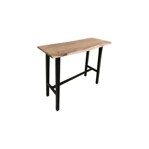 Bartisch SIT, schwarz (natur, schwarz, schwarz, natur), B:124,5cm H:112cm T:51cm, Tische, Bartisch