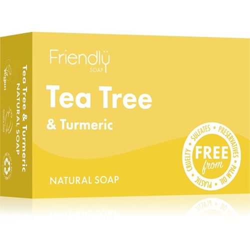Friendly Soap Natural Soap Tea Tree & Turmeric Natuurlijke Zeep 95 g