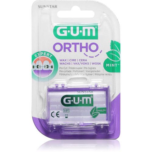 G.U.M Ortho Mint Wax voor Orthodontische Apparatuur 5 st