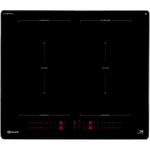 BAUKNECHT Induktions-Kochfeld "BTX6019DCA", schwarz, B:59,8cm H:54cm T:51,8cm, Kochfelder, HeatControl - präzise Steuerung der Kochzone durch Temperatureingabe