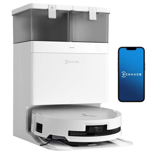 ECOVACS DEEBOT X8 OMNI Saugroboter Weiß Wischroboter Roboterstaubsauger 18.000 Pa Staubsauger Roboter