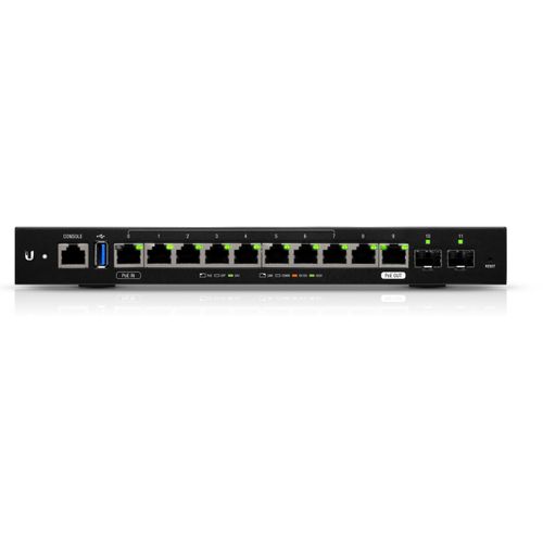 Ubiquiti EdgeRouter ER-12 Kabelrouter Gigabit Ethernet Schwarz