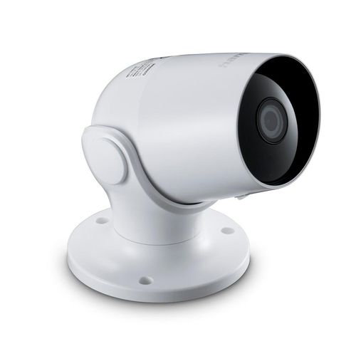 HAMA Überwachungskamera "WLAN-Kamera für außen (Aufzeichnung, Nachtsicht, Full HD 1080p)", weiß, B:8cm H:13,2cm T:8cm, Überwachungskameras, Überwachungskamera