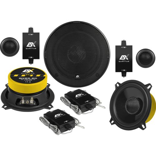 ESX QXE5.2C, 2-Wege, 180 W, 90 W, 4 Ohm, 62 - 22000 Hz, Neodym