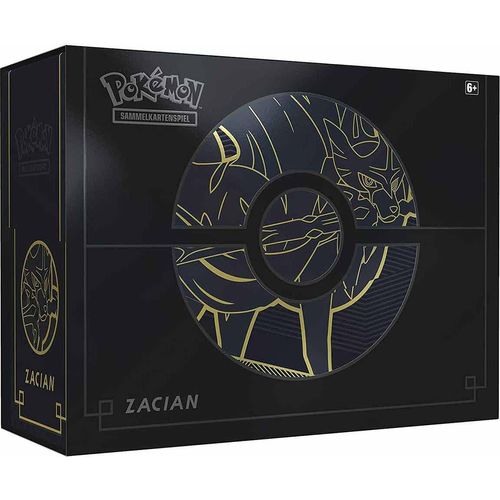 POKEMON Pokémon Schwert & Schild Elite Trainer Box Plus Deutsch - Zacian oder Zamazenta (SWSH) - zufällige Auswahl