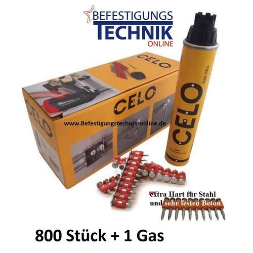 CELO XHA Premiumnagel 3x38 mit Gaskartusche 800 Stk