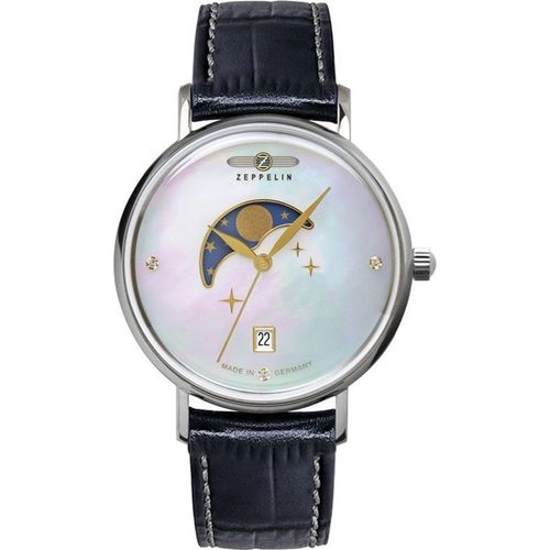 Zeppelin 7133-3 Damenuhr Luna Mondphase 36mm 5ATM