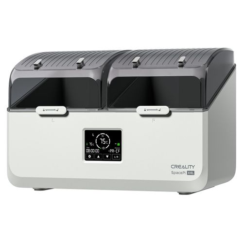 Creality Space Pi X4L Filament-Trockenbox für 4 Spulen mit zwei unabhängigen Kammern, 75 °C Heizleistung und intelligentem Energiesparmodus, passend für