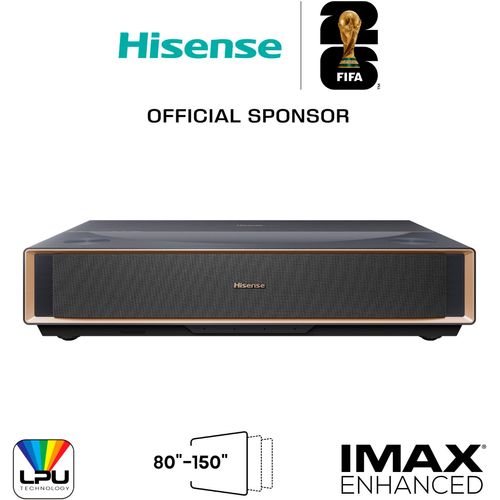 HISENSE Kurzdinstanzprojektor "PT1", grau (anthrazit), B:52,1cm H:11,9cm T:28,2cm, Beamer, Kurzdinstanzprojektor