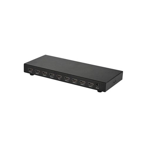 StarTech.com 8-Port 4K 60Hz HDMI Splitter - HDR Support - 7.1 Audio - video/audio splitter