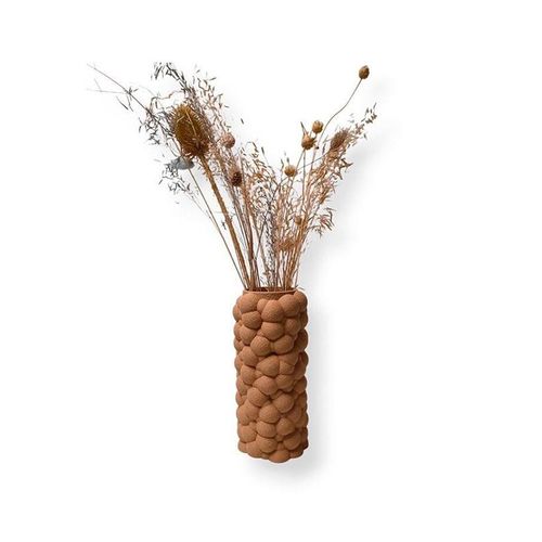 Simiu PUFFRA - Vase - 20cm - Beige