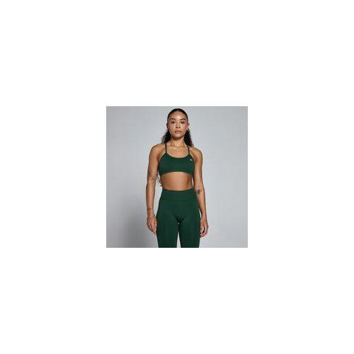 MP Women's Lift Seamless Strappy Bra - Dark Emerald - L