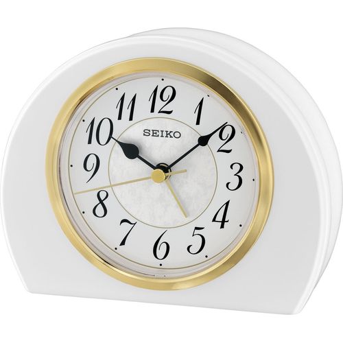 Seiko Clocks QXE054W Tischuhr Erlenholz
