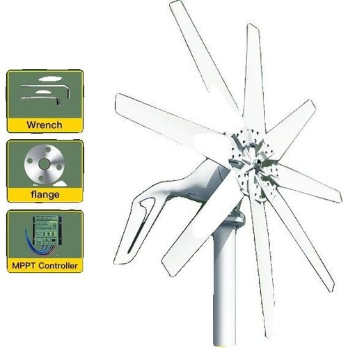 Windturbinegenerator, 1000w Leistung, e Energieerzeugung, 24V, Mit Mppt Controller, 1000W