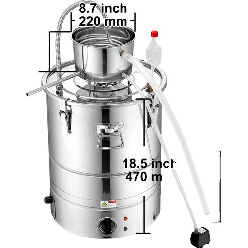 Alkohol-Destillierer, Schnelle Destillation, Sichere Bedienung, 30L