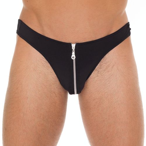 Freizügiger Tanga mit Reiß verschluss