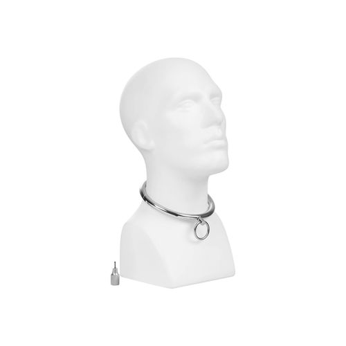 Schmales Edelstahl Sklavenhalsband
