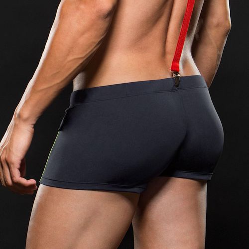 Sexy Feuerwehrmann-Shorts, 2- Teile