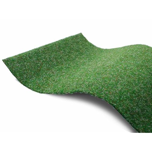 Kunstrasen "GREEN, Gesamthöhe 7,5 mm, Made in Netherlands", grün, B:133cm L:3.000cm, Polypropylen (PP), PRIMAFLOR-IDEEN IN TEXTIL, Teppiche, Kunstrasen, Rasenteppich, blau, mit Drainage-Noppen