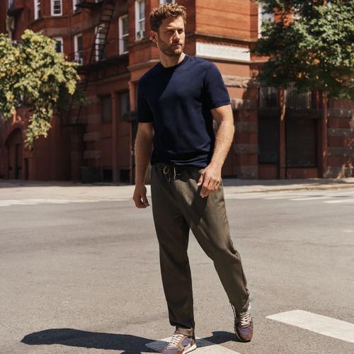 Pendler-Hose aus Jersey-Twill, Herren,  Braun, by Lands' End