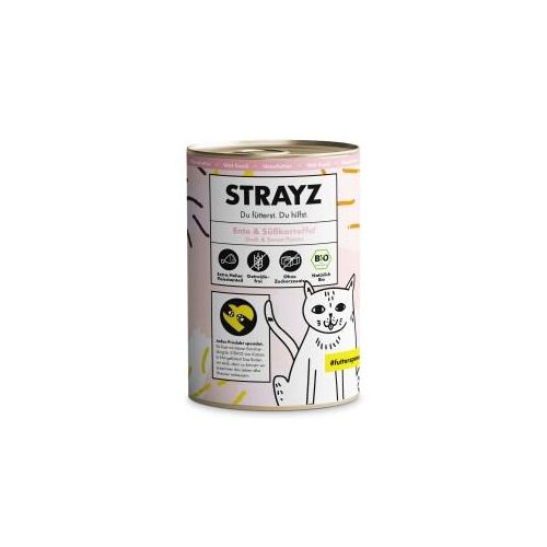 STRAYZ BIO 6x400g Ente und Süßkartoffel