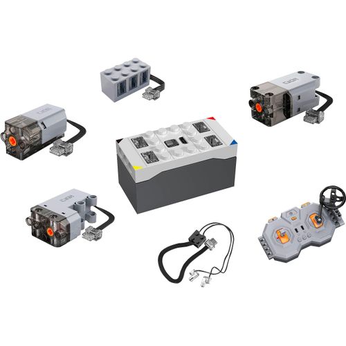 Konstruktionsspielsteine JAMARA "CaDA, Power System Max Bricks (402896)", grau, Spielbausteine, Kinder, Kunststoff, zur Ergänzung von CaDA Technikmodellen
