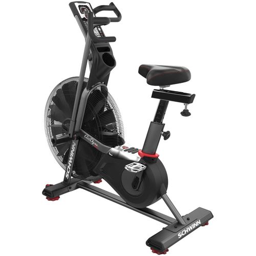 Air Bike SCHWINN FITNESS "Schwinn Airdyne AD8i", grau, Heimtrainer, ohne Unterlegmatte, 160 kg max. Benutzergewicht, Fahrrad, B:67cm H:135cm L:135cm