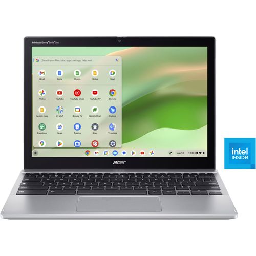 ACER Chromebook "Chromebook Spin 312 (CP312-1H-C6YY)", silber (sparkly silber), 4 GB RAM 128 GB SSD, Google Chrome OS, Notebooks, ChromeOS