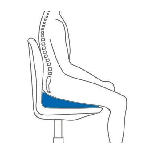 Tempur® Keilsitzkissen - blau
