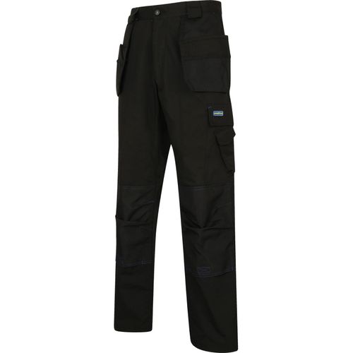 Arbeitshose GOODYEAR "Arbeitshose", Herren, Gr. 56, EURO, grau, Obermaterial: 65% Polyester PES. 35% Baumwolle CO., Hosen Arbeitshose