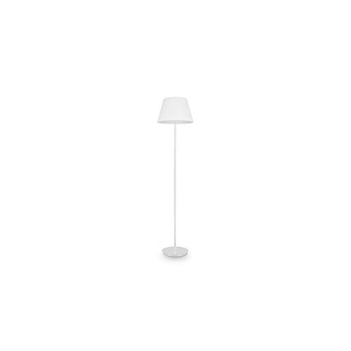 Moderne Stehleuchte Zylinder Metall Weiß 2 Lichter E27