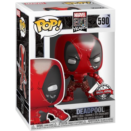Marvel 80 Years - Deadpool 1st Appearance 590 Special Edition - Funko Pop! - Vinyl Figur