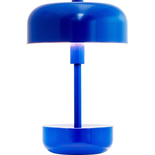 Tischlampe, Kabellos Dimmbar Tischleuchte, Led Tischleuchte Metall, Leselampe, USB Wiederaufladbare, Haipot blau