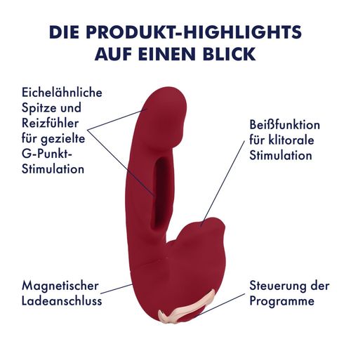 Rabbitvibrator Lickmonster, 17,7 cm