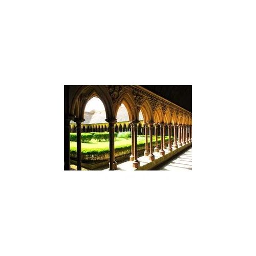 Fototapete PAPERMOON "Saint Michel Cloister", bunt, B:4m L:2,6m, Vlies, Tapeten