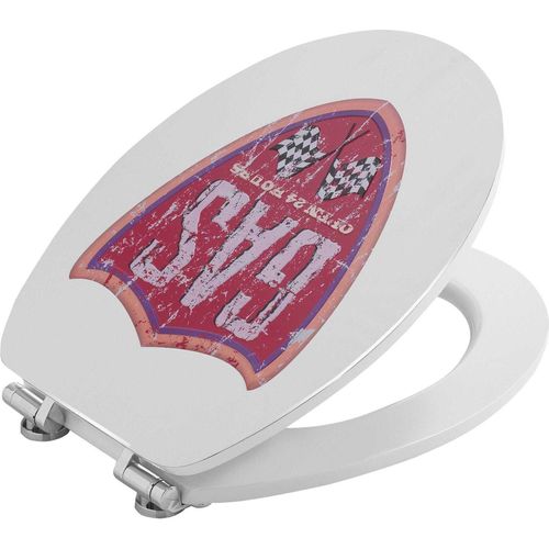 WC Sitz mit 3D Schild